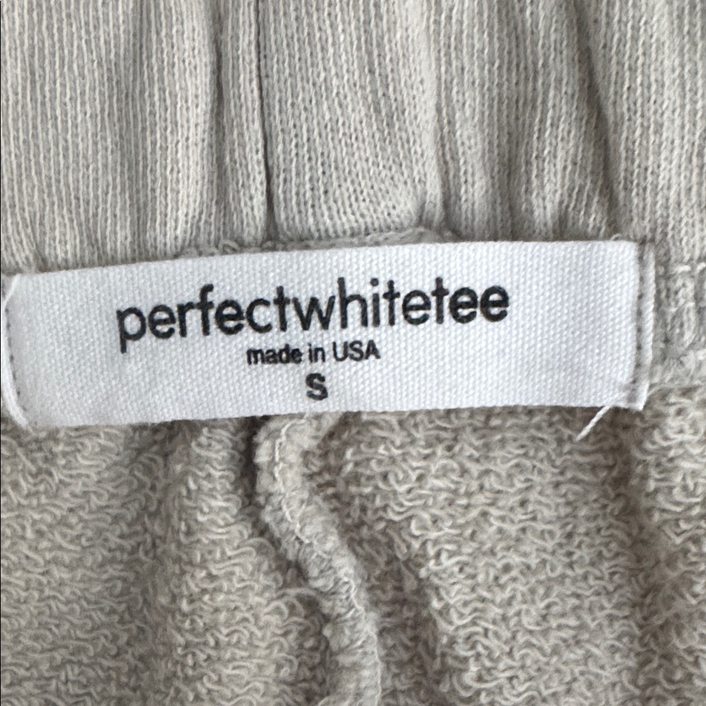 NWOT perfectwhitetee Layla French Terry cotton Shorts - Picture 8 of 10